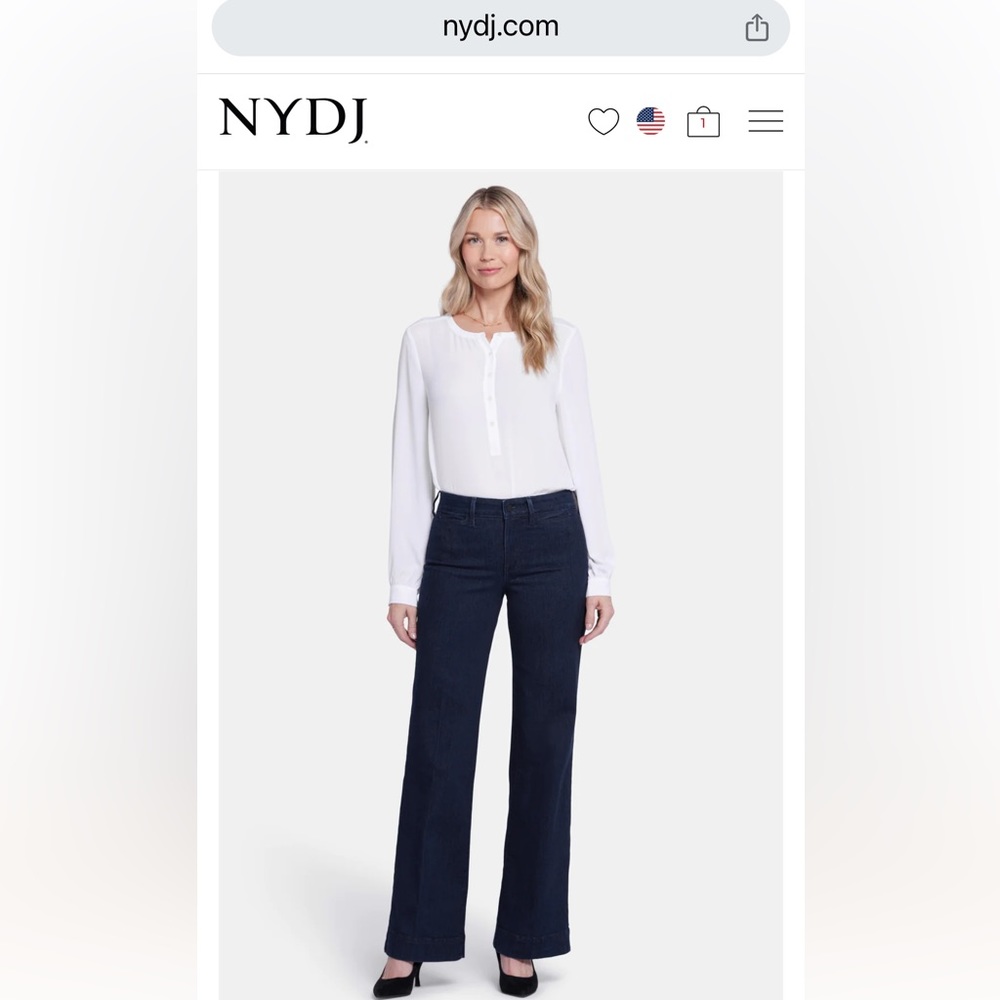 NYDJ Teresa Trouser jeans size 14